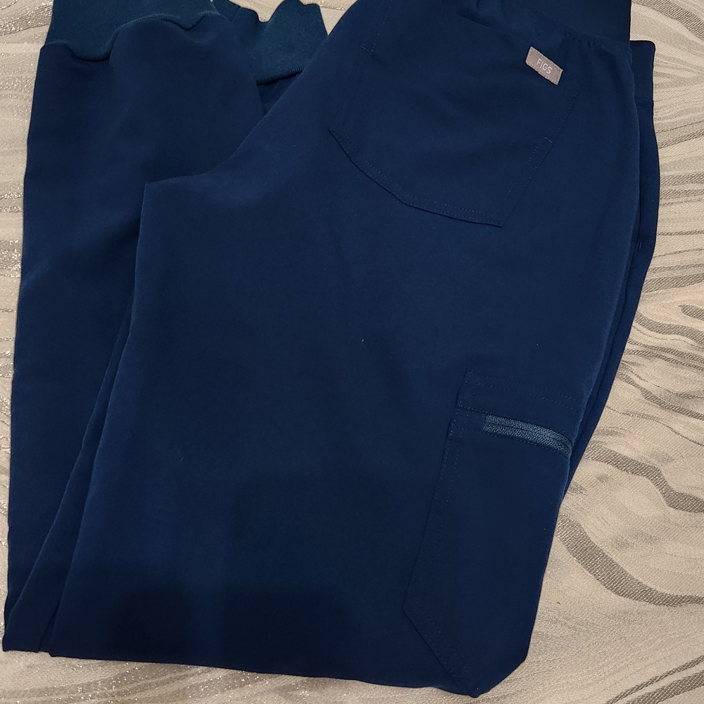 Figs Scrub Pants - Deep Reef Color- Small Size
